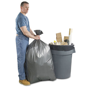 Platinum Plus® Can Liners, 30 Gal, 1.35 Mil, 30" X 36", Gray, 100-carton freeshipping - TVN Wholesale